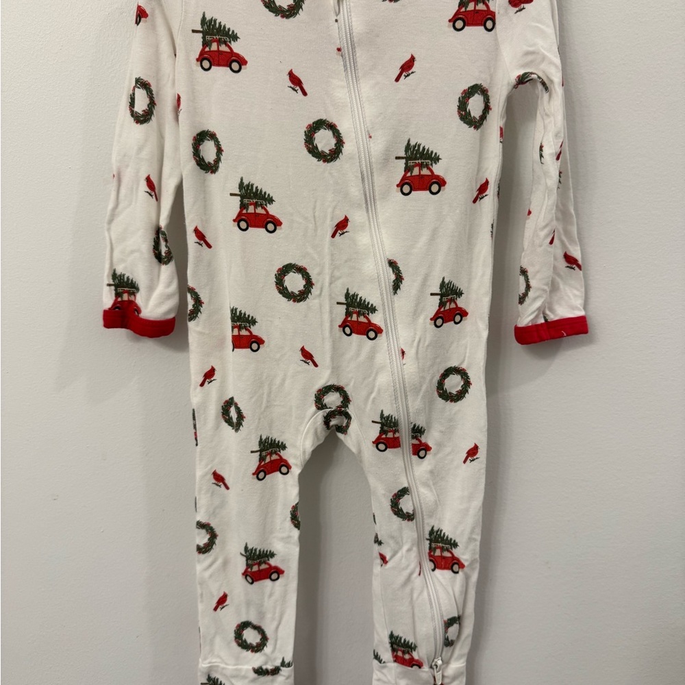 Kyte baby Wreath zippered romper 12-18m no stains